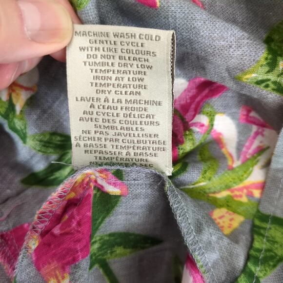 Charlie Paige Floral Tiered Maxi Dress Sz S Embroidered Lace Trim Flared Sleeve - Picture 5 of 10